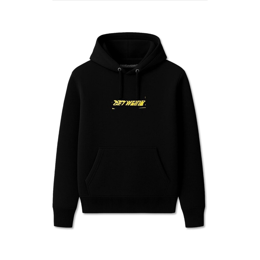Get Weird Hoodie Sweatshirt Size XL Yellow NEW